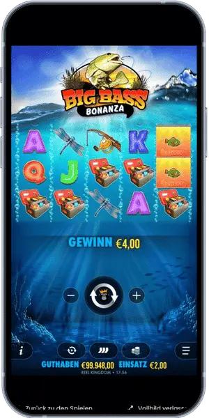 Big Bass Bonanza - gewinn 4 EUR