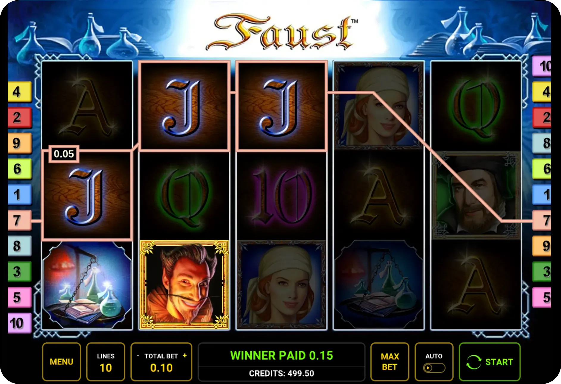 Faust Game Screen 2