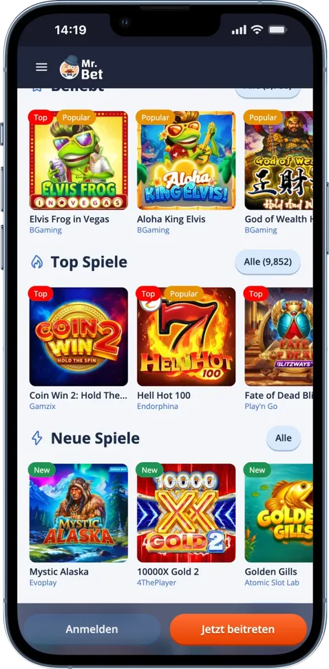 Wähle ein Spiel aus
