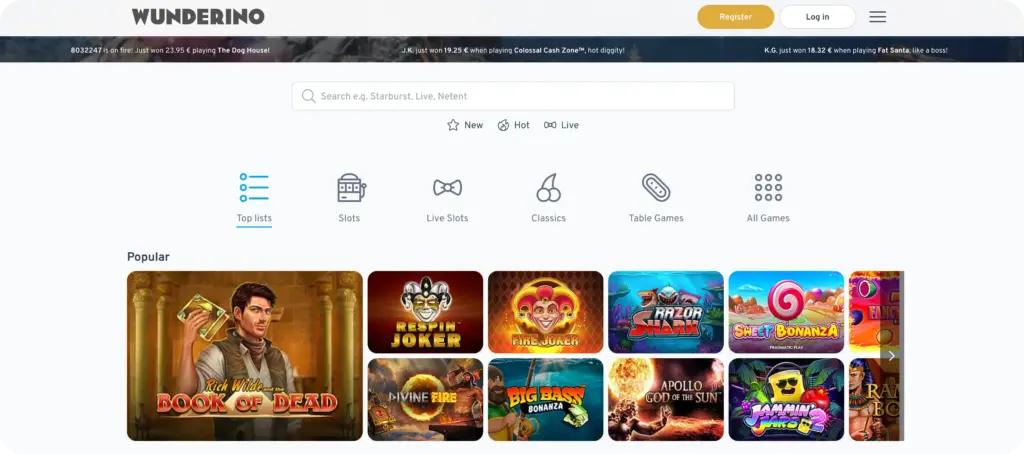 Wunderino Casino