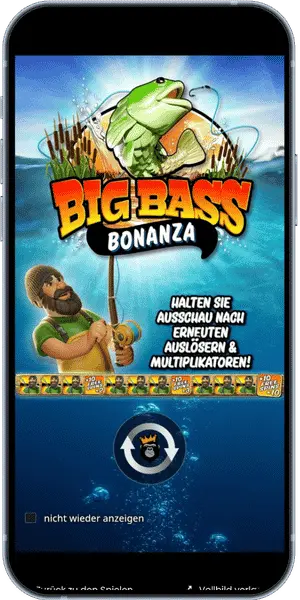 Big Bass Bonanza Startbildschirm öffnen
