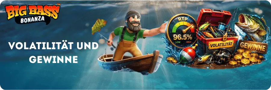 Big Bass Bonanza slot RTP, Volatilität und Gewinne